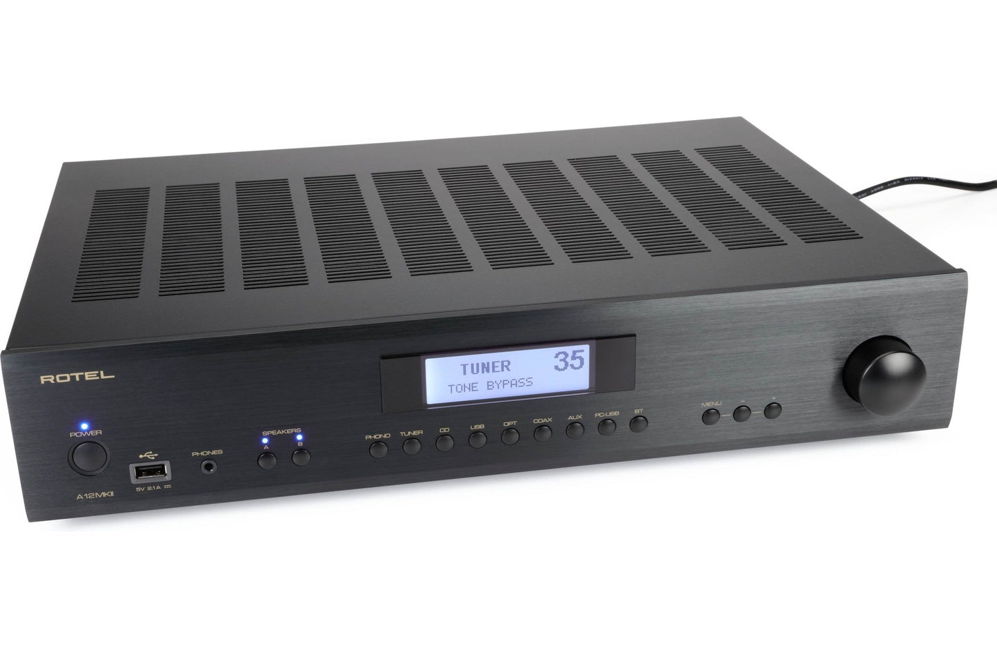 Rotel A12 MKII Stereo Integrated Amplifier with Built - In DAC and Bluetooth - electronicsexpo.com - Integrated Amplifiers