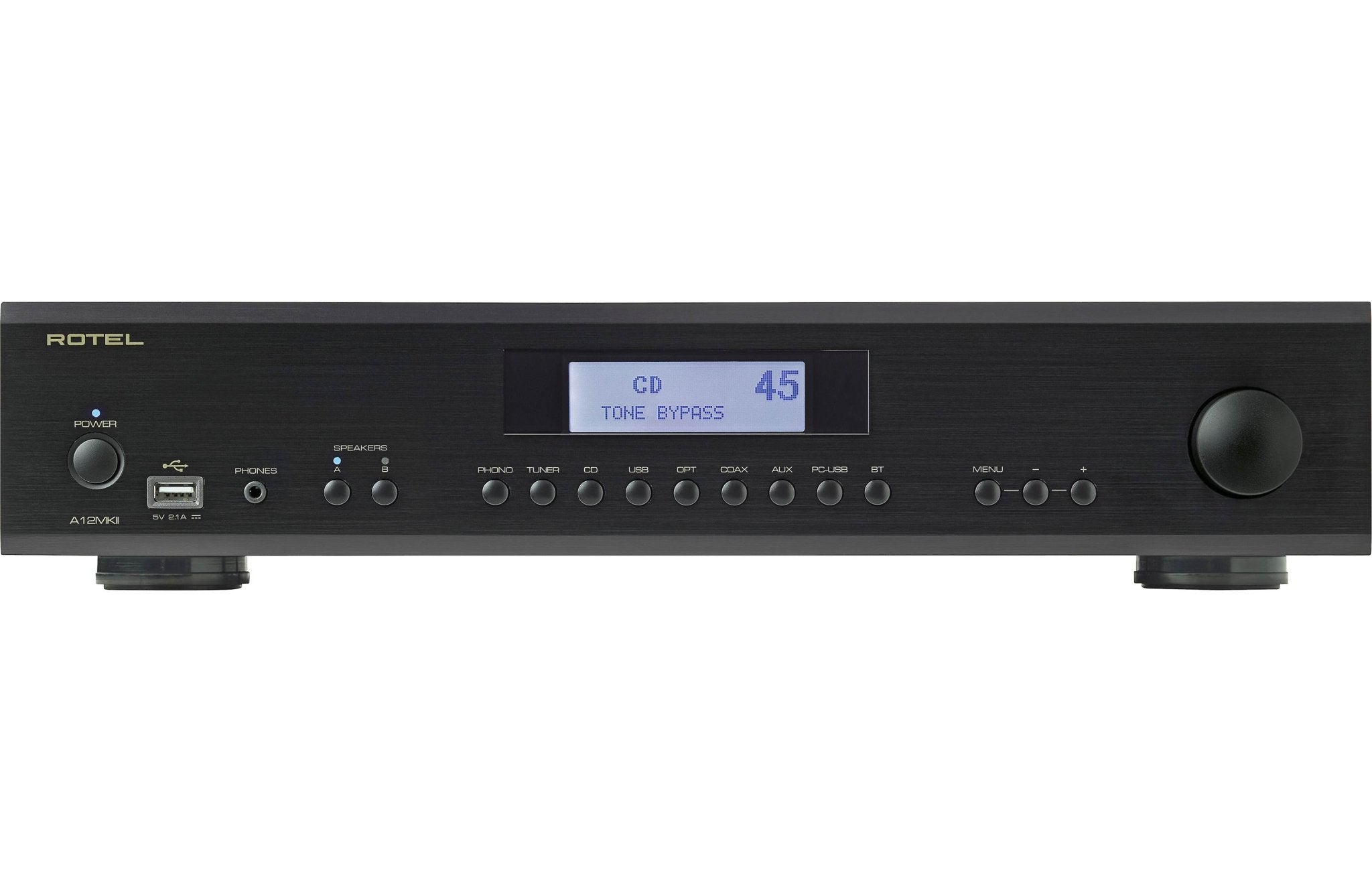 Rotel A12 MKII Stereo Integrated Amplifier with Built - In DAC and Bluetooth - electronicsexpo.com - Integrated Amplifiers