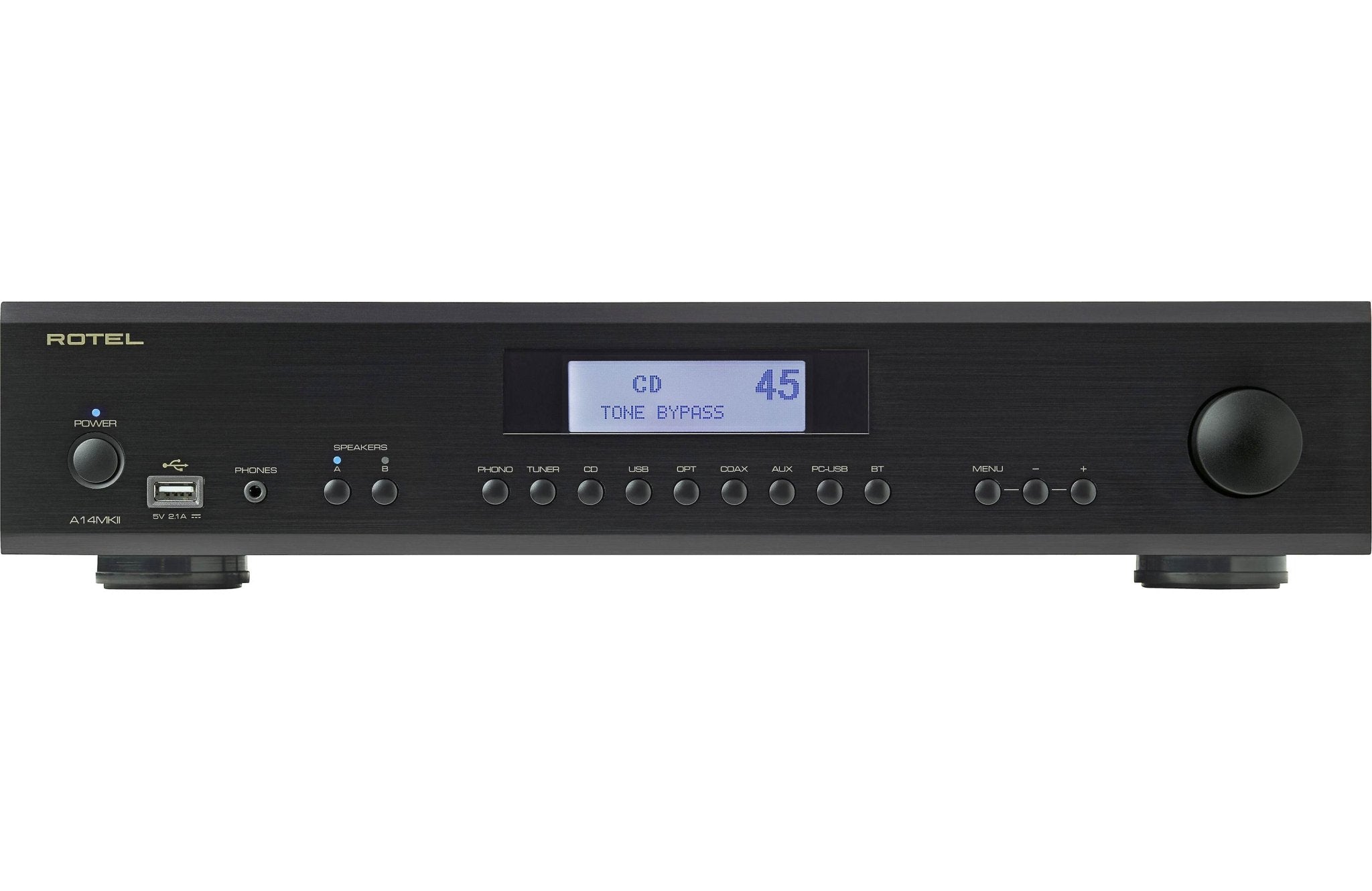 Rotel A14 MKII Integrated Amplifier with Built - in DAC and Bluetooth - electronicsexpo.com - Integrated Amplifiers