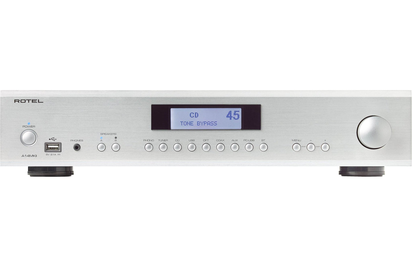 Rotel A14 MKII Integrated Amplifier with Built - in DAC and Bluetooth - electronicsexpo.com - Integrated Amplifiers