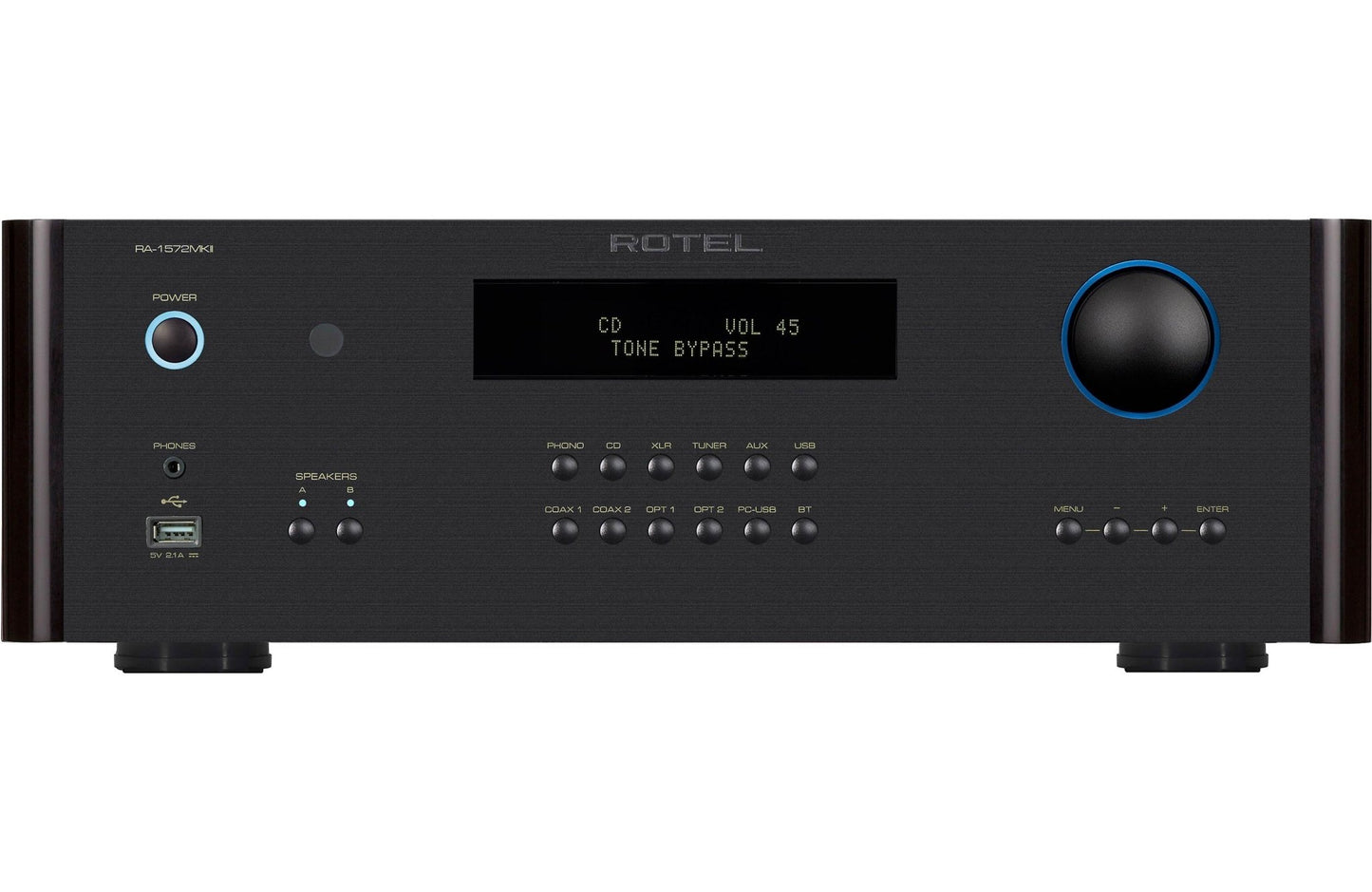 Rotel RA - 1572 MKII Integrated Amplifier with Built - in DAC and Bluetooth - electronicsexpo.com - Integrated Amplifiers