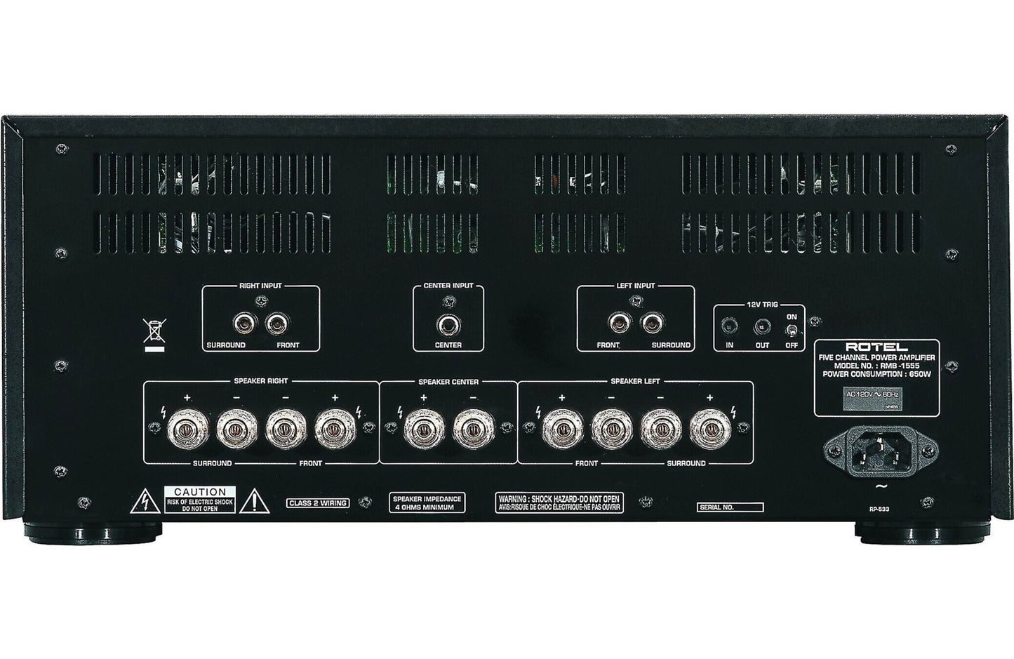 Rotel RMB - 1555 5 - Channel Power Amplifier - electronicsexpo.com - Amplifiers / Pre - Amps