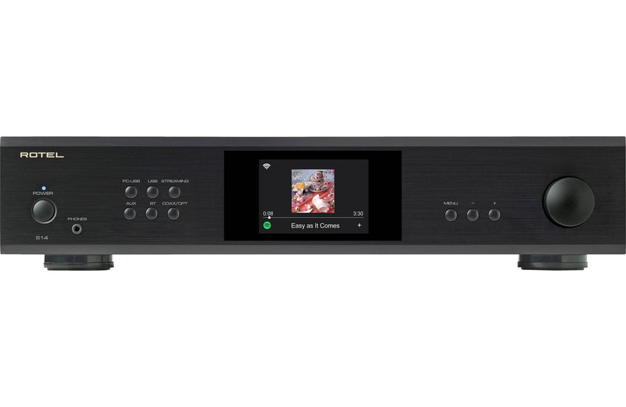 Rotel S14 Stereo Integrated Amplifier with Wi - Fi, Apple AirPlay 2, Bluetooth, and Chromecast Built - In - electronicsexpo.com - Integrated Amplifiers