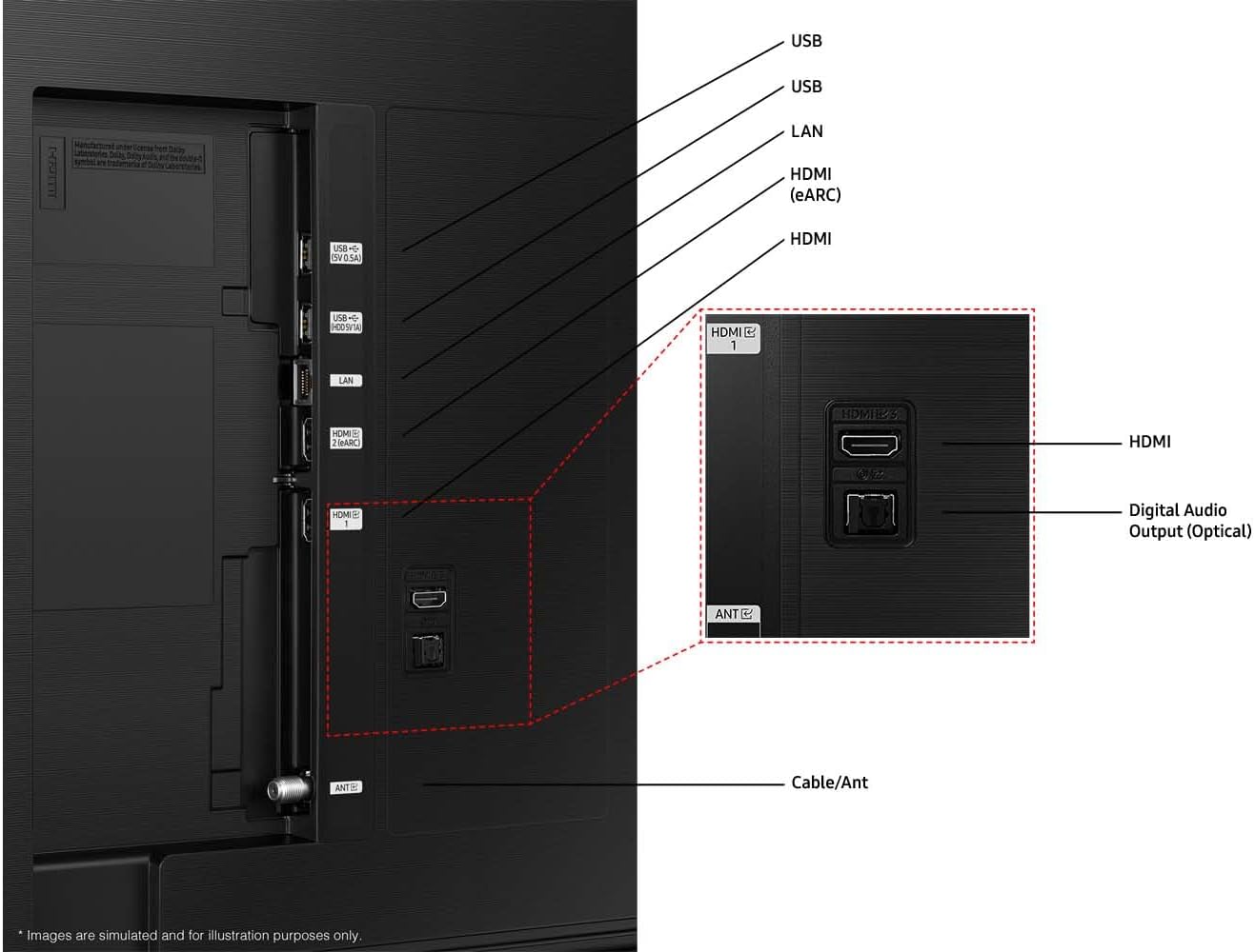 Samsung DU8000 75” Crystal UHD Smart Tizen TV (2024) - electronicsexpo.com - Televisions