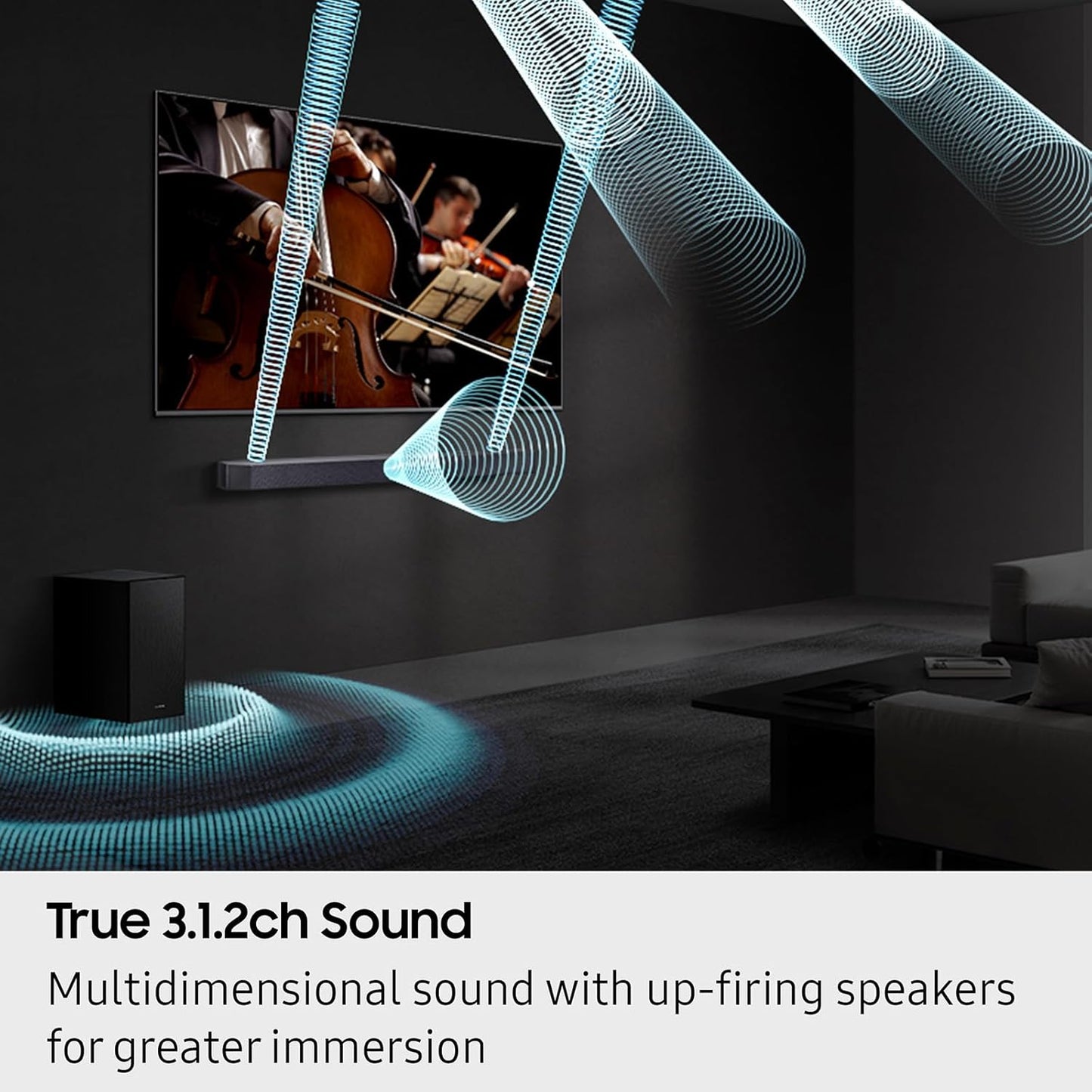Samsung HW - Q600F Powered 3.1.2 - Channel Dolby Atmos Sound Bar System - electronicsexpo.com - Soundbars