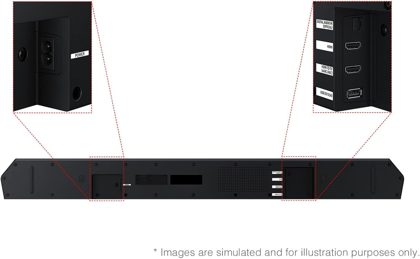 Samsung HW - Q600F Powered 3.1.2 - Channel Dolby Atmos Sound Bar System - electronicsexpo.com - Soundbars