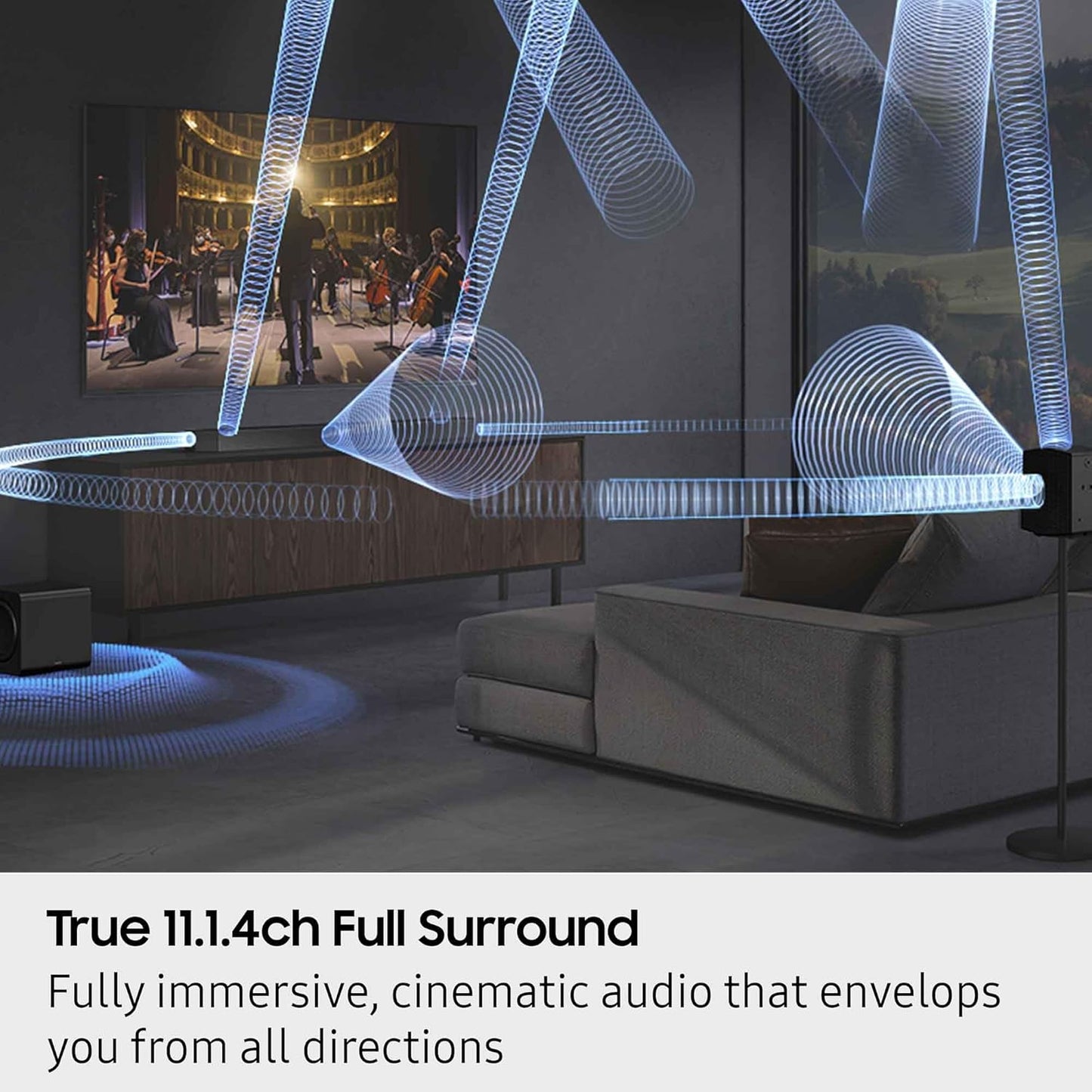 Samsung HW - Q990F Powered 11.1.4 - channel Dolby Atmos Sound Bar System - electronicsexpo.com - Soundbars