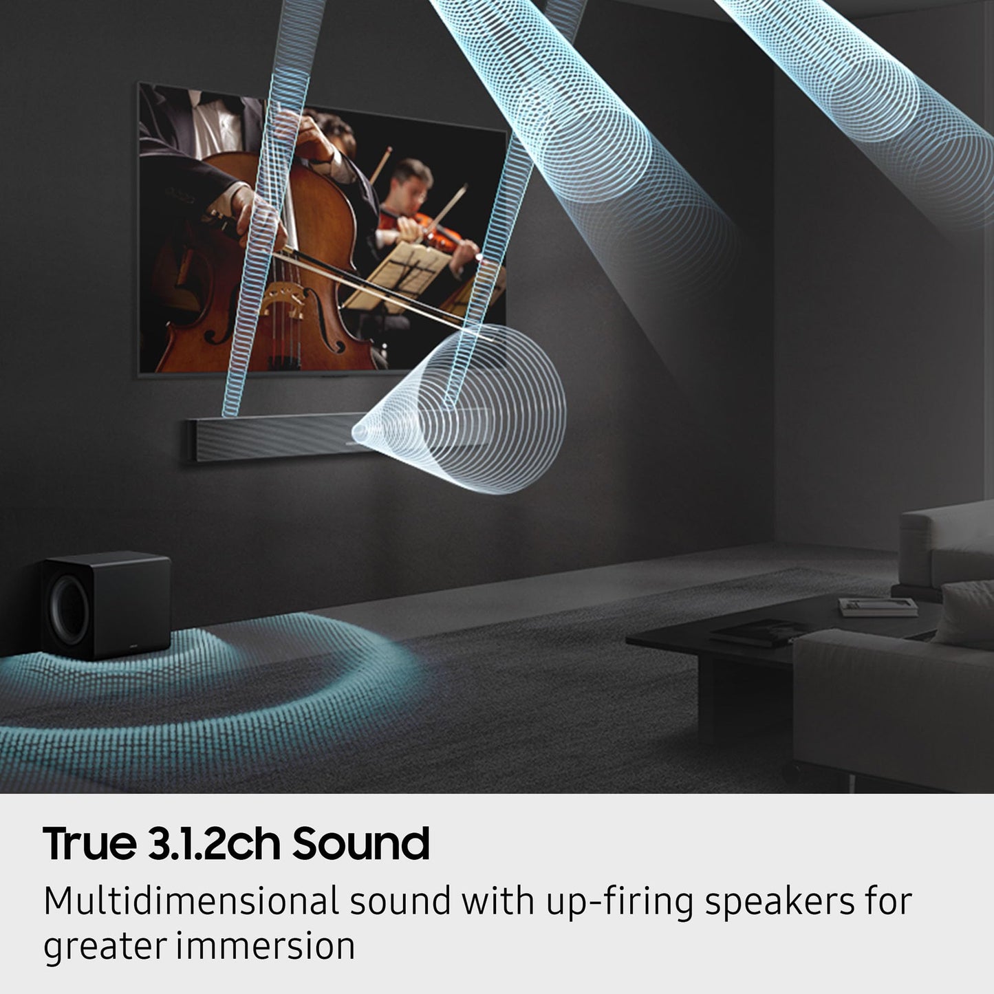 Samsung HW - QS700F Powered 3.1.2 - Channel Dolby Atmos Sound Bar System - electronicsexpo.com - Soundbars