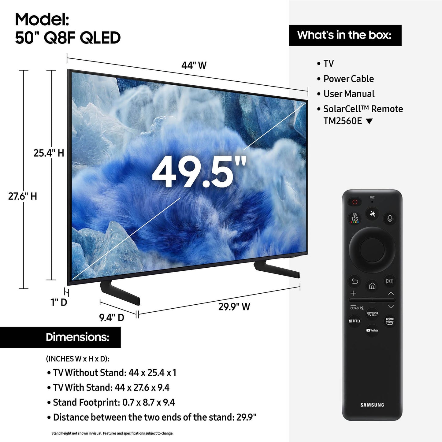 Samsung QN50Q8FAAF Smart LED - LCD TV - electronicsexpo.com - 4K TV