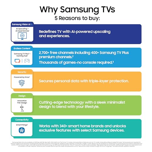 Samsung QN90F 43" 4K HDR Smart Neo QLED Mini - LED TV (2025) - electronicsexpo.com - Televisions