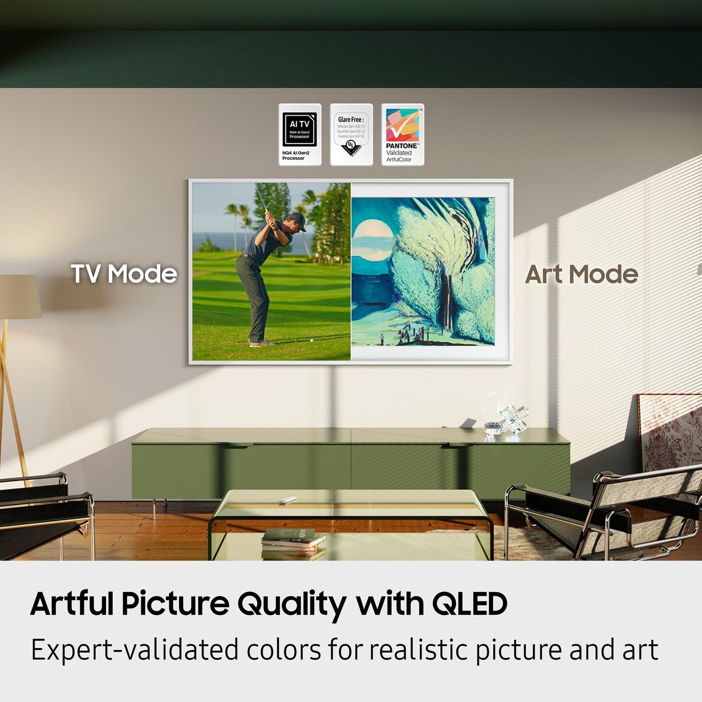 Samsung The Frame QN43LS03FA 43" 4K HDR Smart QLED TV (2025) - electronicsexpo.com - Televisions