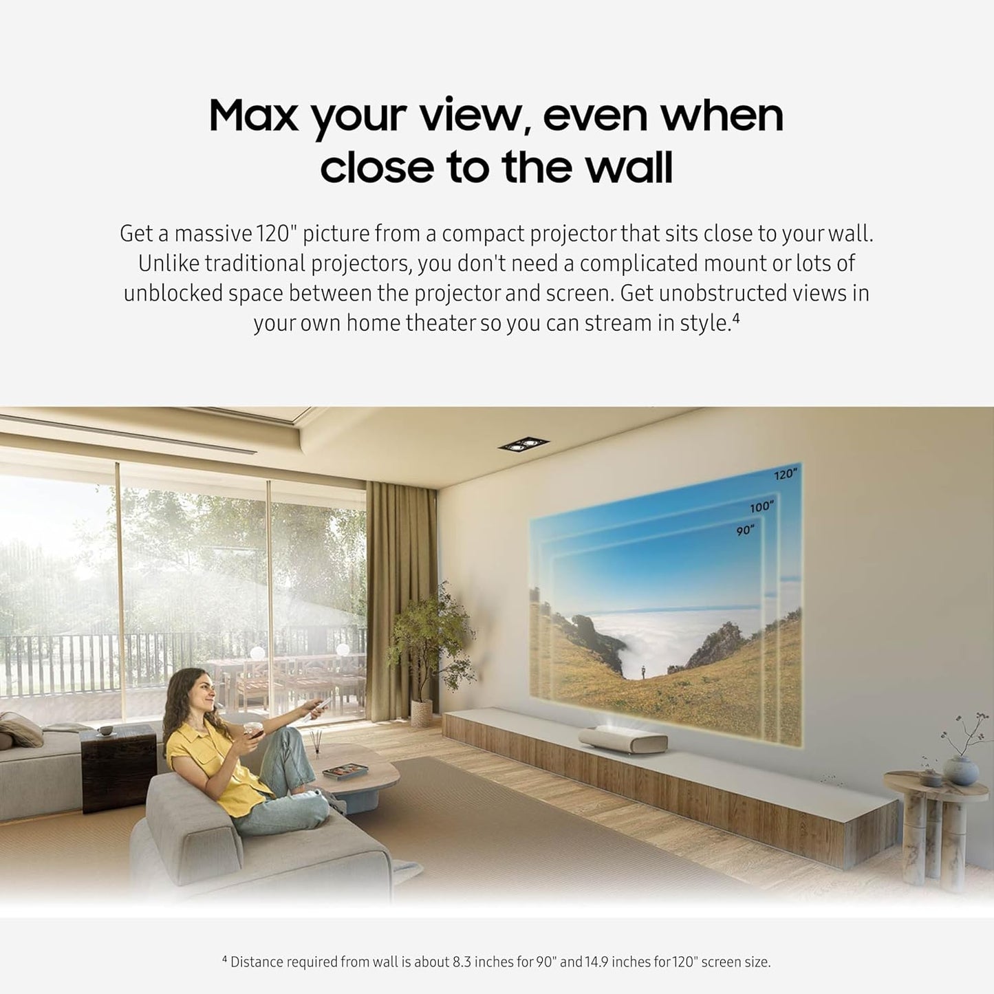 Samsung The Premiere LPU7D 2500 - Lumen UHD 4K Ultra Short - Throw Laser Smart Home Theater Projector - electronicsexpo.com - Projectors