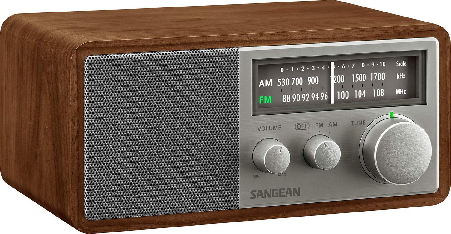 Sangean SG - 116 FM / AM Analog Wooden Cabinet Receiver - electronicsexpo.com - Radios