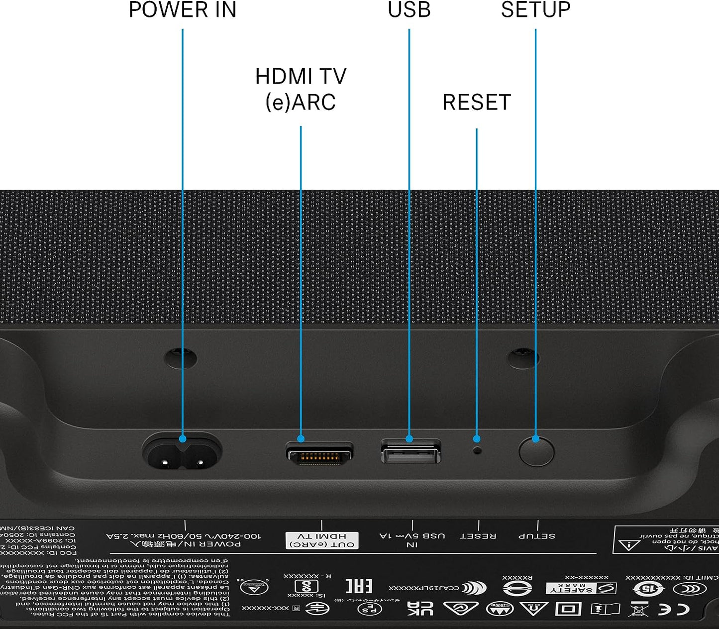 Sennheiser AMBEO 250W 7.1.4 - Channel Dolby Atmos Soundbar Mini - electronicsexpo.com - Soundbars