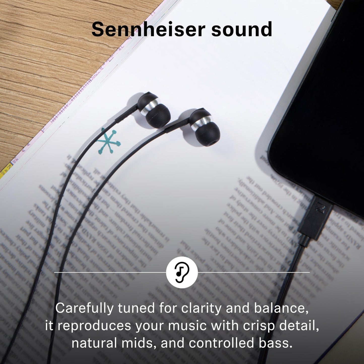 Sennheiser CX 80U In - Ear Headphones with In - Line One - Button Smart Remote (Black) - electronicsexpo.com - Headphones