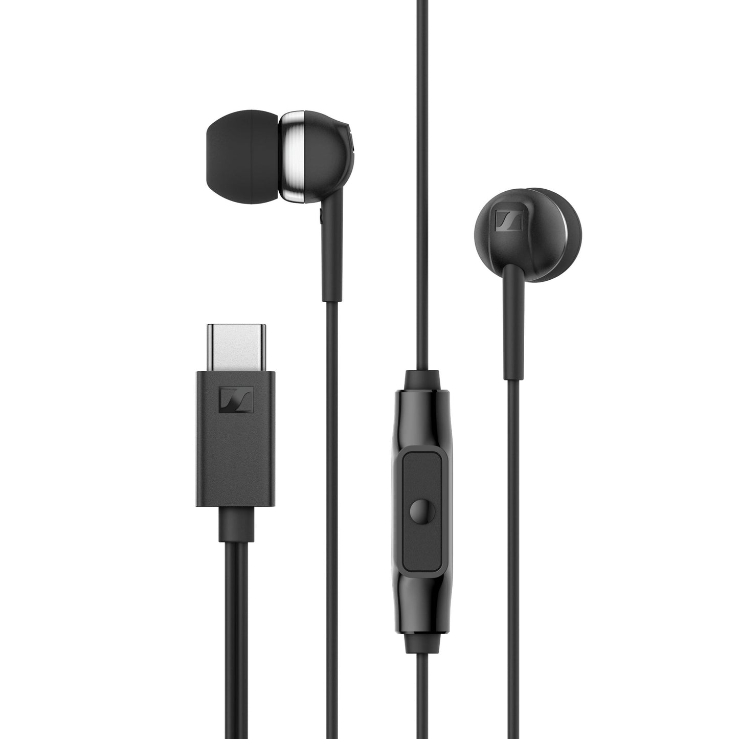 Sennheiser CX 80U In - Ear Headphones with In - Line One - Button Smart Remote (Black) - electronicsexpo.com - Headphones