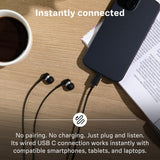 Sennheiser CX 80U In - Ear Headphones with In - Line One - Button Smart Remote (Black) - electronicsexpo.com - Headphones
