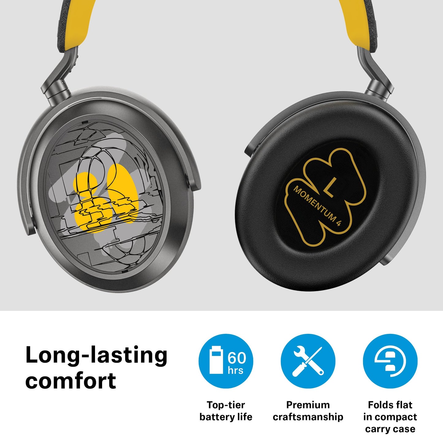 Sennheiser MOMENTUM 4 Wireless Headphones Bluetooth Headset - electronicsexpo.com - Headphones