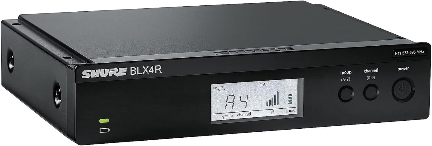 Shure BLX24R/SM58 - H10 Rackmount Wireless Handheld Microphone System with SM58 Capsule - electronicsexpo.com - Microphones