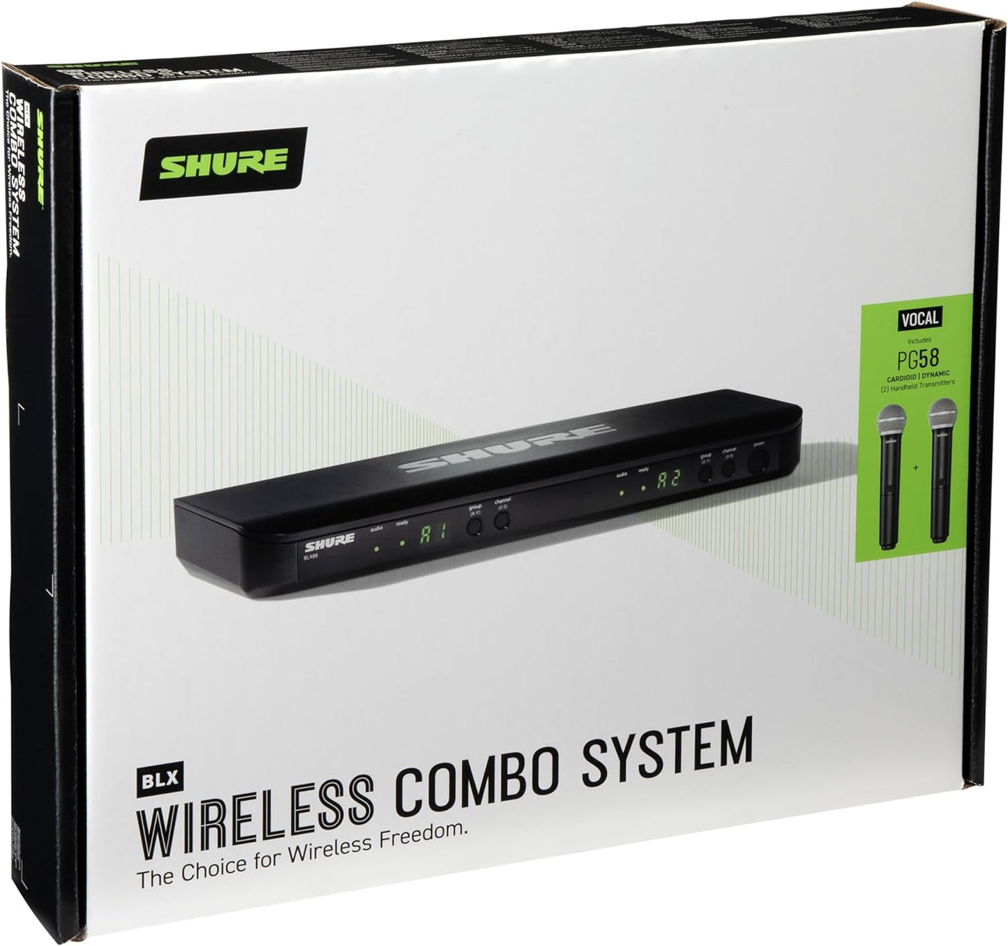 Shure BLX288/PG58 - H10 UHF Wireless Microphone System - electronicsexpo.com - Microphones