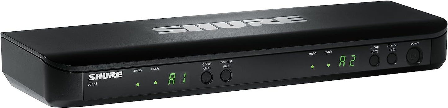Shure BLX288/SM58 - H10 Dual - Channel Wireless Handheld Microphone System with SM58 Capsules - electronicsexpo.com - Microphones