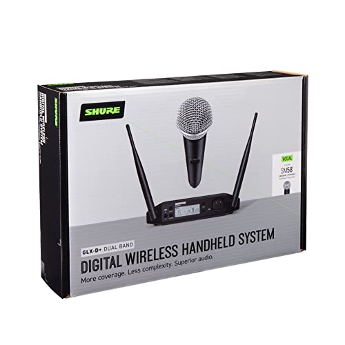 Shure GLXD24+/SM58 Dual Band Pro Digital Wireless Microphone System - electronicsexpo.com - Microphones