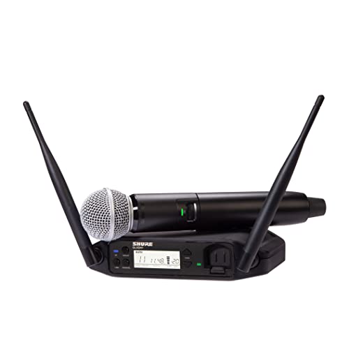 Shure GLXD24+/SM58 Dual Band Pro Digital Wireless Microphone System - electronicsexpo.com - Microphones