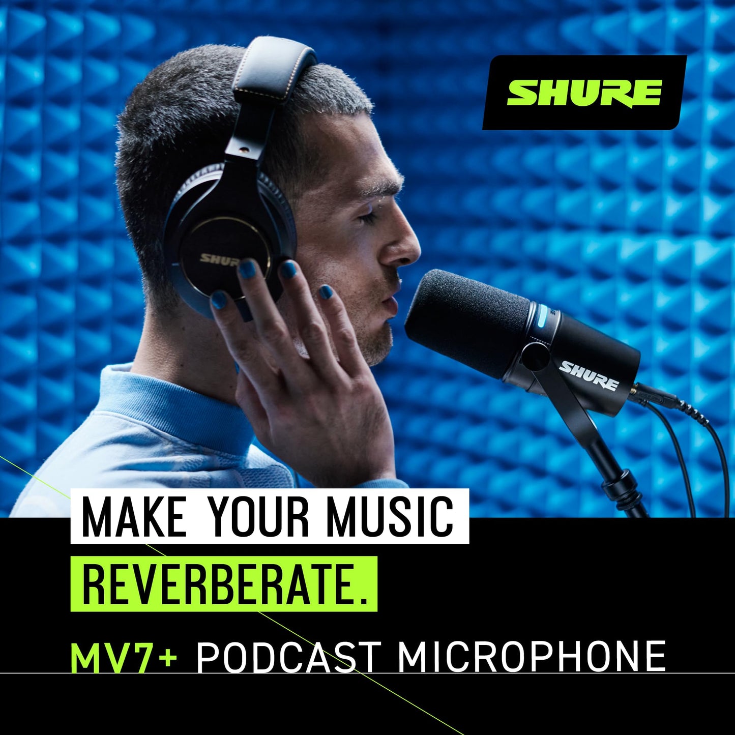 Shure MV7+ Podcast Dynamic Microphone - electronicsexpo.com - Microphones