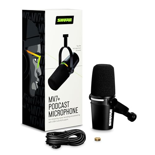 Shure MV7+ Podcast Dynamic Microphone - electronicsexpo.com - Microphones