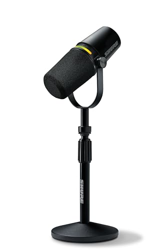 Shure MV7+ Podcast Dynamic Microphone with Stand - electronicsexpo.com - Microphones