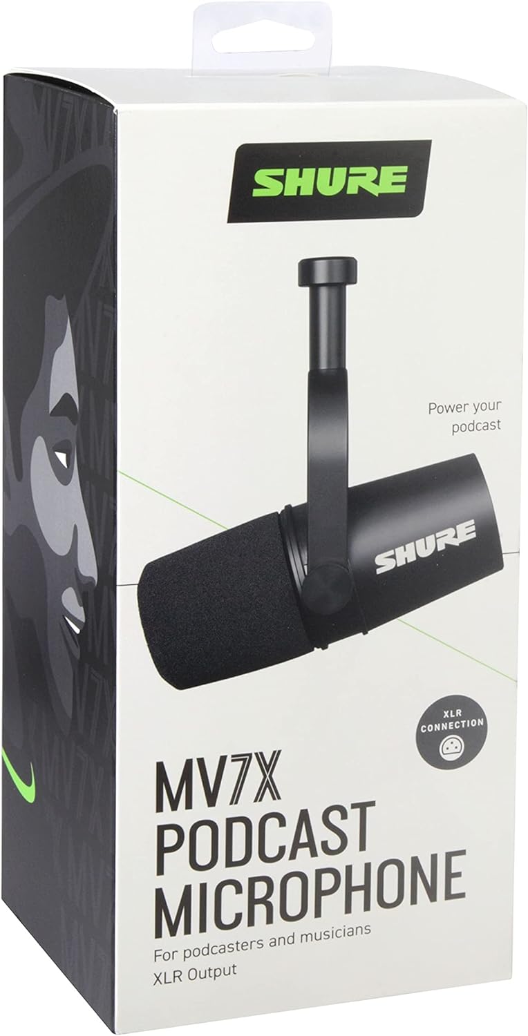 Shure MV7X Podcast XLR Microphone - electronicsexpo.com - Microphones