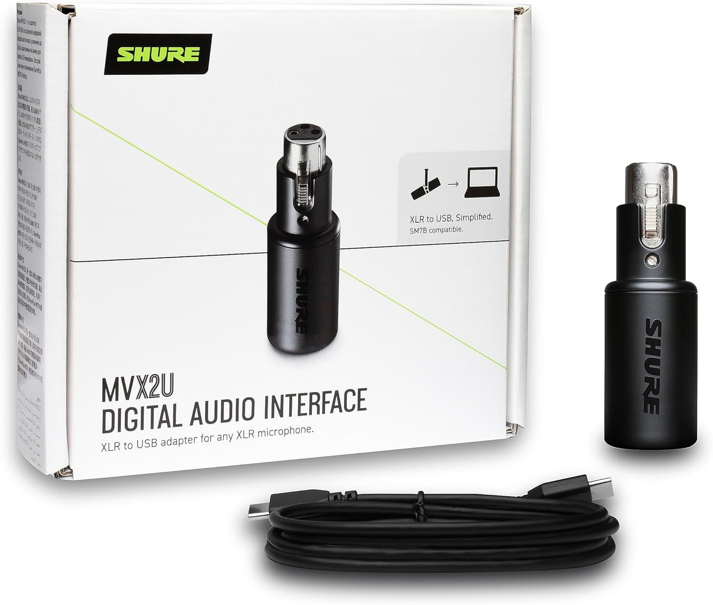 Shure MVX2U MOTIV XLR to USB - C Streaming Adapter - electronicsexpo.com - Pro Audio Accessories