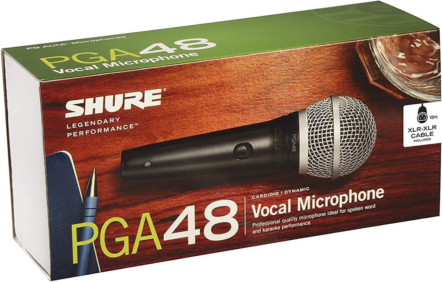 Shure PGA48 - XLR Cardioid Dynamic Vocal Microphone - electronicsexpo.com - Microphones