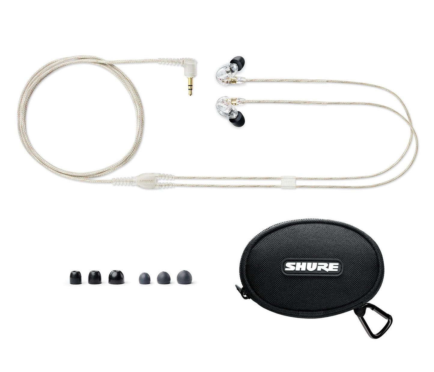 Shure SE215 - CL Professional Sound Isolating In - Ear Headphones (Clear) - electronicsexpo.com - Headphones