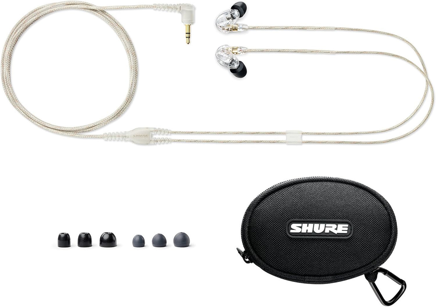 Shure SE215 - CL Professional Sound Isolating In - Ear Headphones (Clear) - electronicsexpo.com - Headphones