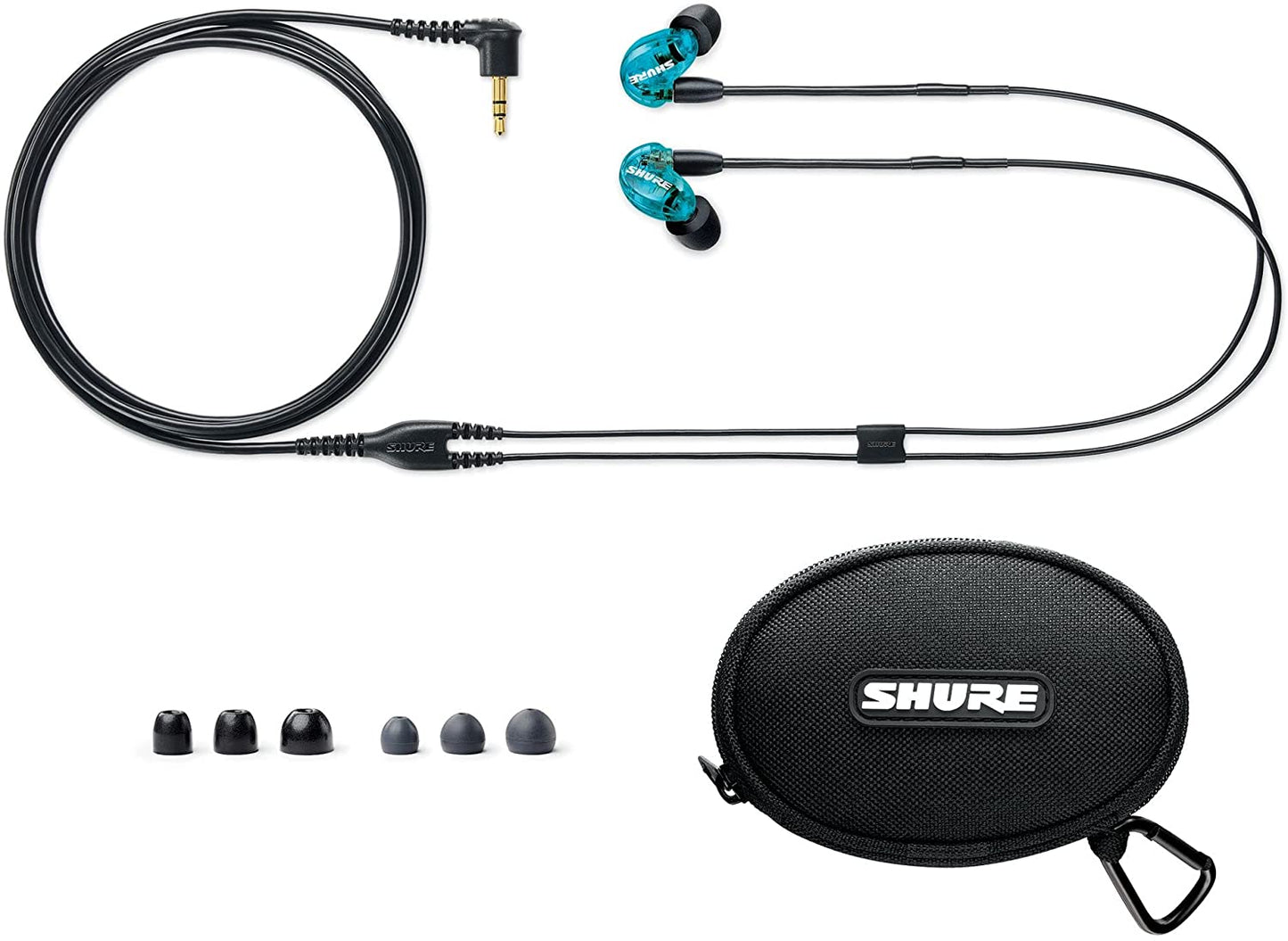 Shure SE215SPE Professional Sound Isolating In - Ear Headphones (Blue) - electronicsexpo.com - Headphones