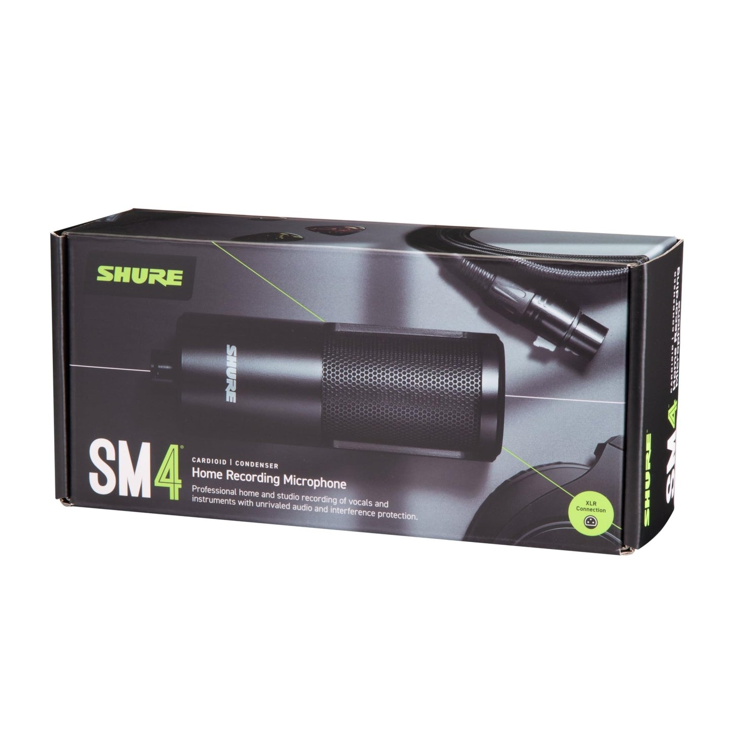 Shure SM4 Studio Recording Microphone, XLR Home Studio Condenser Mic Optimized for Soft Vocals - electronicsexpo.com - Microphones
