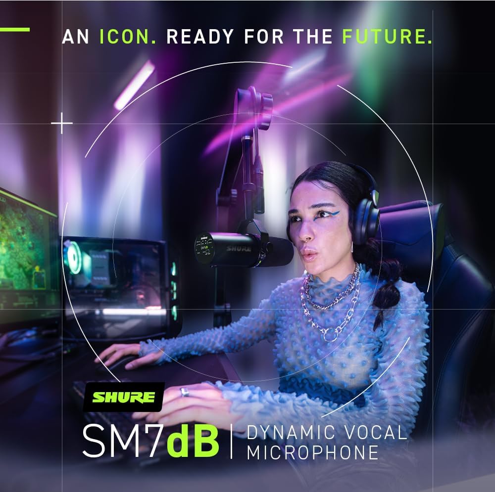 Shure SM7DB Vocal Microphone with Built - In Preamp - electronicsexpo.com - Microphones