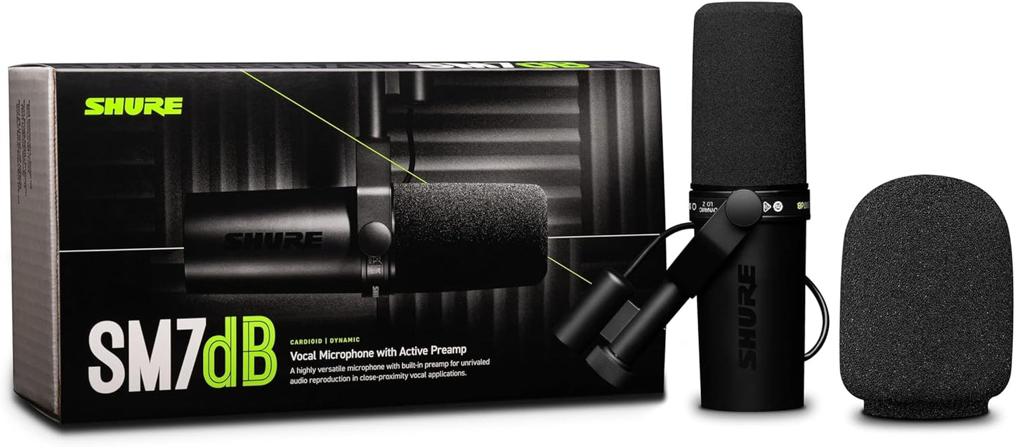 Shure SM7DB Vocal Microphone with Built - In Preamp - electronicsexpo.com - Microphones