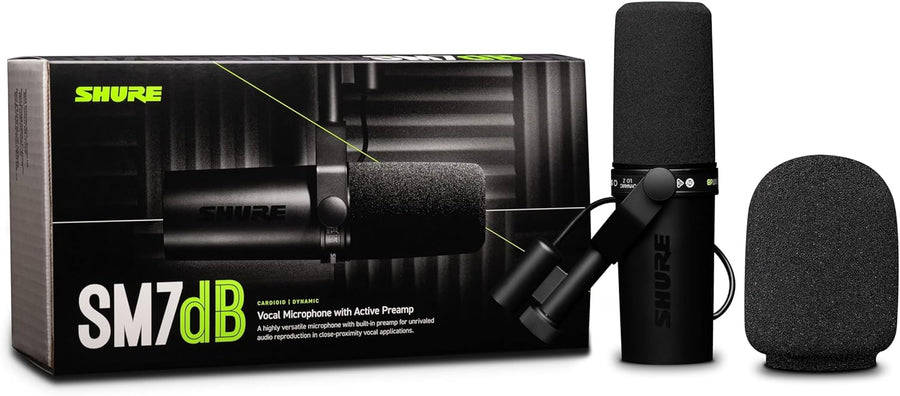 Shure SM7DB Vocal Microphone with Built - In Preamp - electronicsexpo.com - Microphones