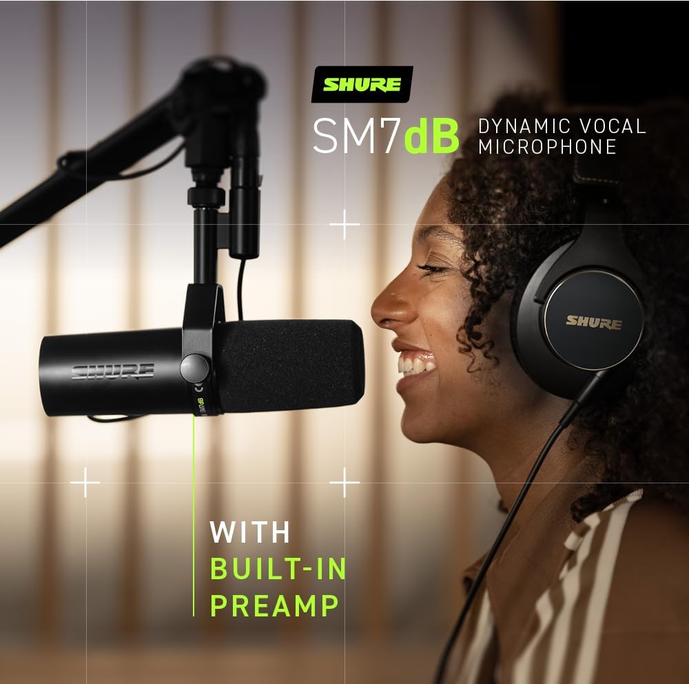 Shure SM7DB Vocal Microphone with Built - In Preamp - electronicsexpo.com - Microphones