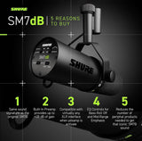 Shure SM7DB Vocal Microphone with Built - In Preamp - electronicsexpo.com - Microphones