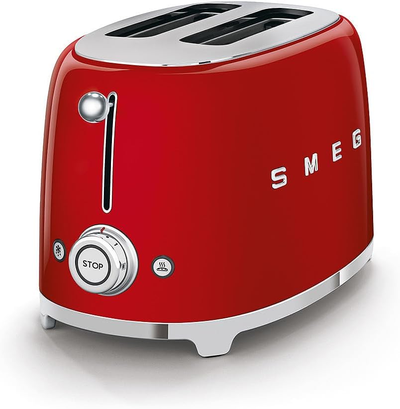 SMEG 2 Slice Toaster with 6 Presets and Defrost Function and Removable Crumb Tray - electronicsexpo.com - Toasters & Toaster Ovens