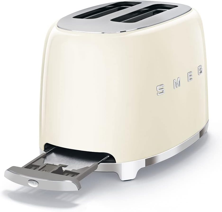 SMEG 2 Slice Toaster with 6 Presets and Defrost Function and Removable Crumb Tray - electronicsexpo.com - Toasters & Toaster Ovens