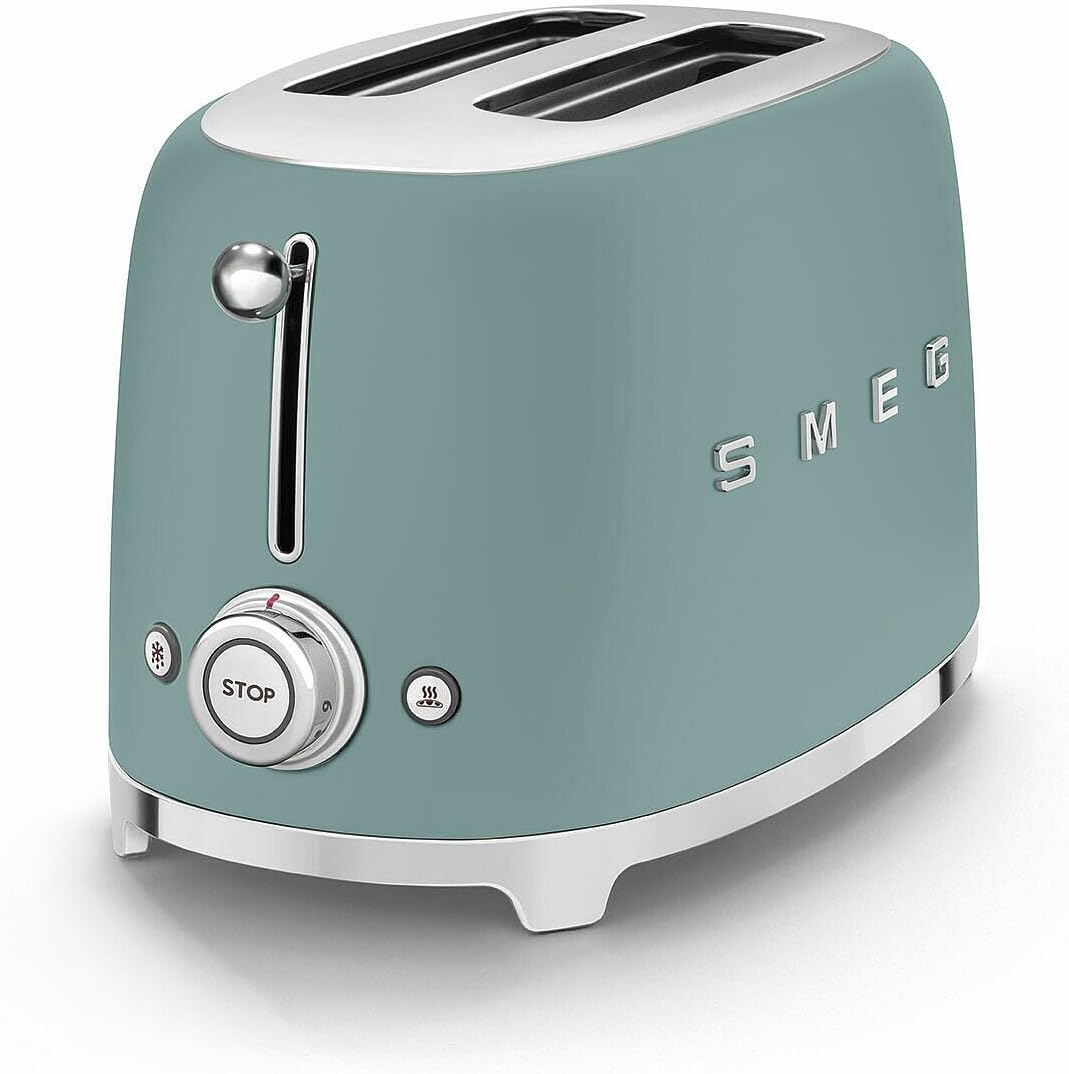 SMEG 2 Slice Toaster with 6 Presets and Defrost Function and Removable Crumb Tray - electronicsexpo.com - Toasters & Toaster Ovens