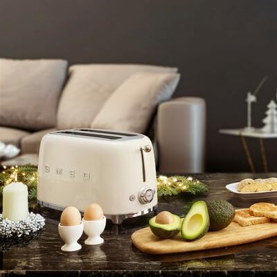 SMEG 2 Slice Toaster with 6 Presets and Defrost Function and Removable Crumb Tray - electronicsexpo.com - Toasters & Toaster Ovens