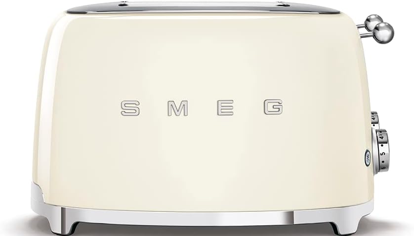 SMEG 4 Slice Toaster TSF03, Retro Stainless - Steel Toaster with Wide Slots - electronicsexpo.com - Toasters & Toaster Ovens