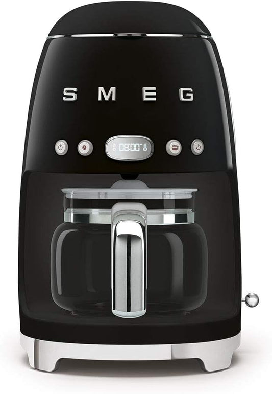 SMEG 50's Retro Style Aesthetic Drip Coffee Machine with 10 Cup Glass Carafe - electronicsexpo.com - Coffee Machines