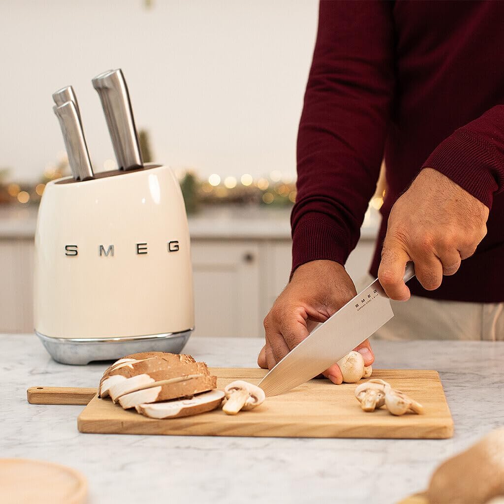 SMEG Stainless Steel Knife Block Set - electronicsexpo.com - Knife Blocks