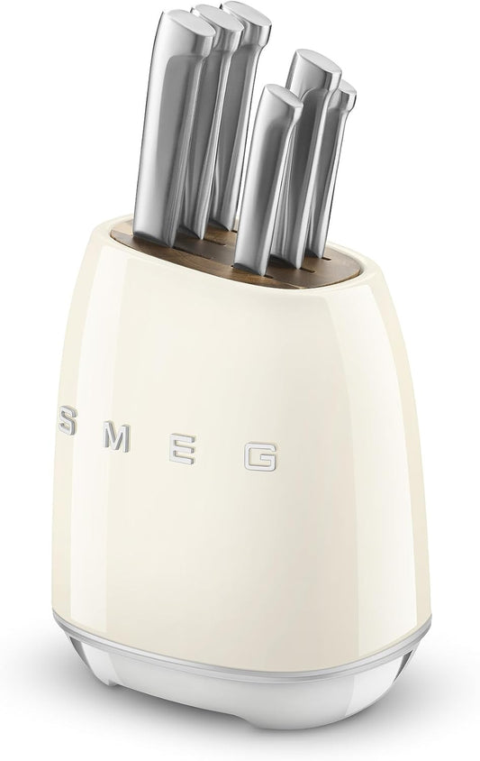 SMEG Stainless Steel Knife Block Set - electronicsexpo.com - Knife Blocks